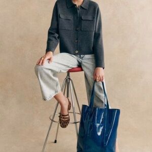 Sezane Betty gray nwt small